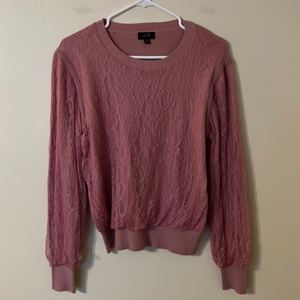 Twelve By Ontwelfth Women Pink Long Sleeve